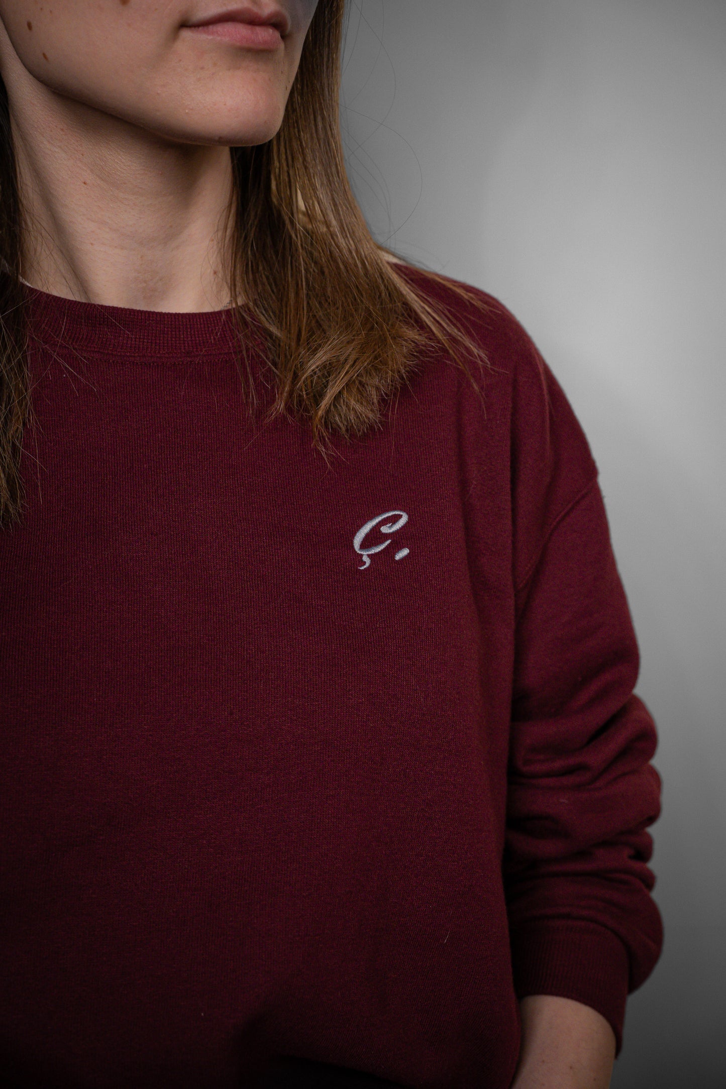 François Casual Sweater - Burgundy