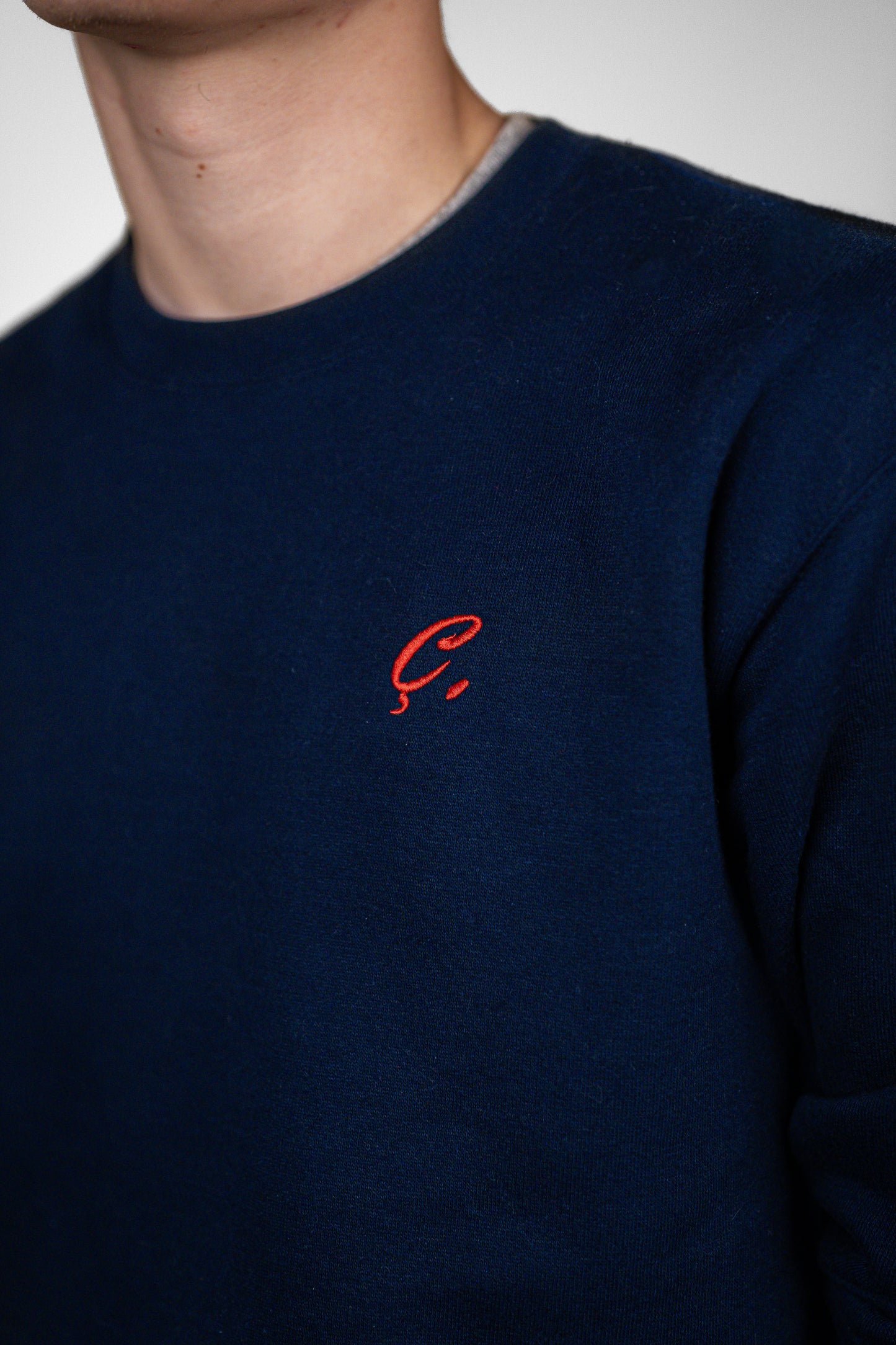 François Casual Sweater - Navy Blue