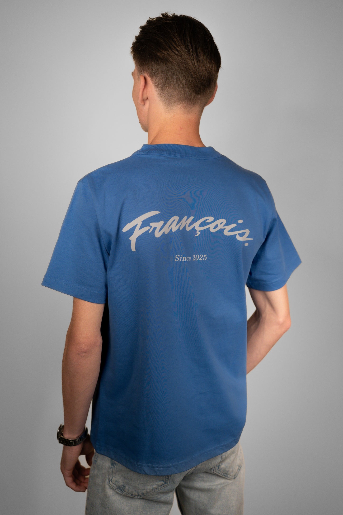 The François T-Shirt - Ocean Blue