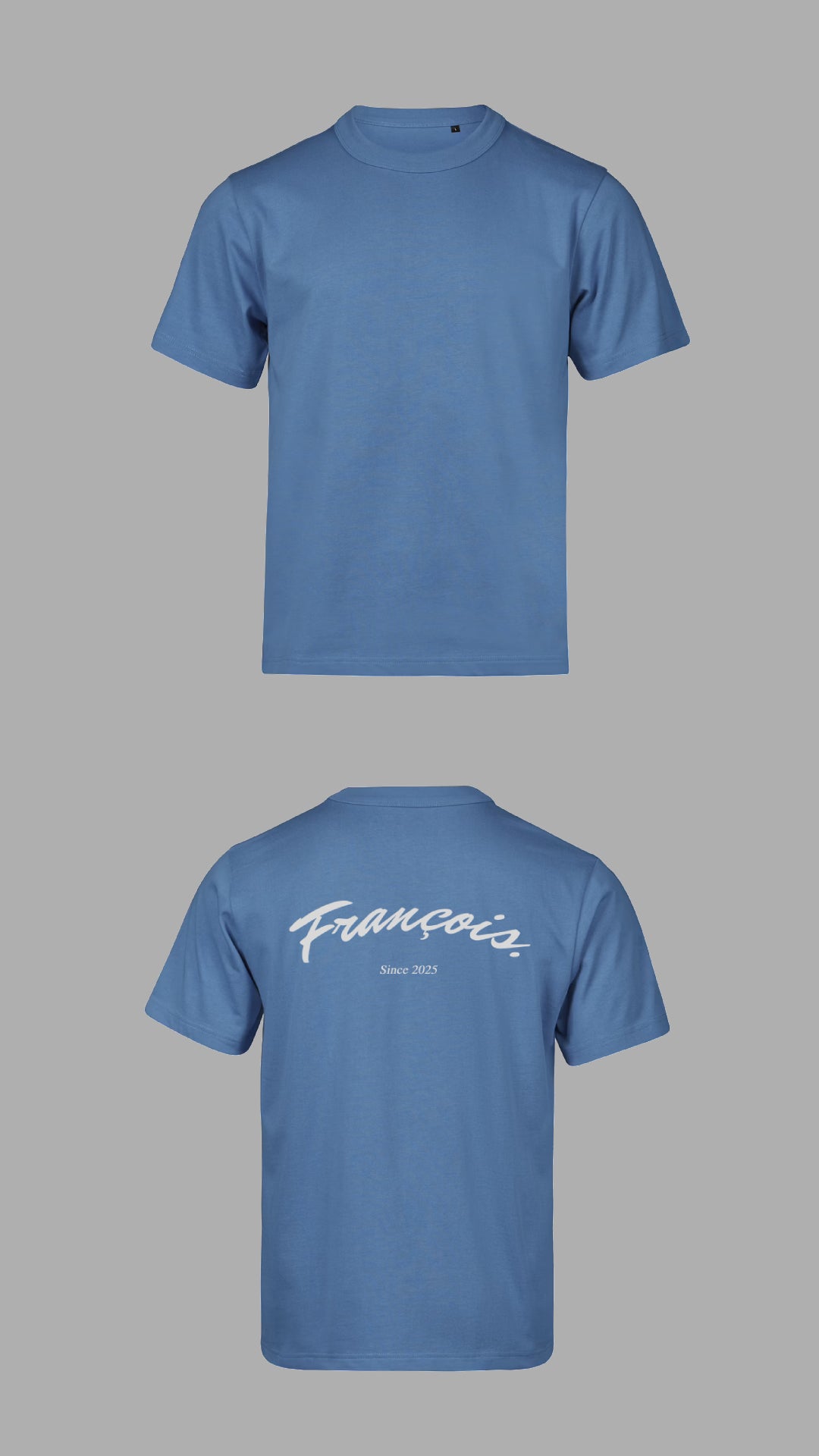 The François T-Shirt - Ocean Blue