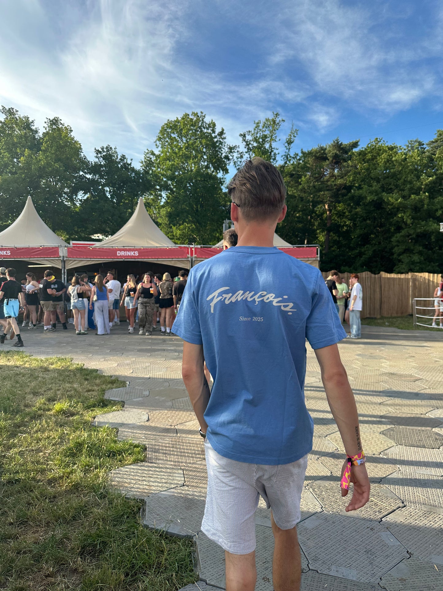 The François T-Shirt - Ocean Blue