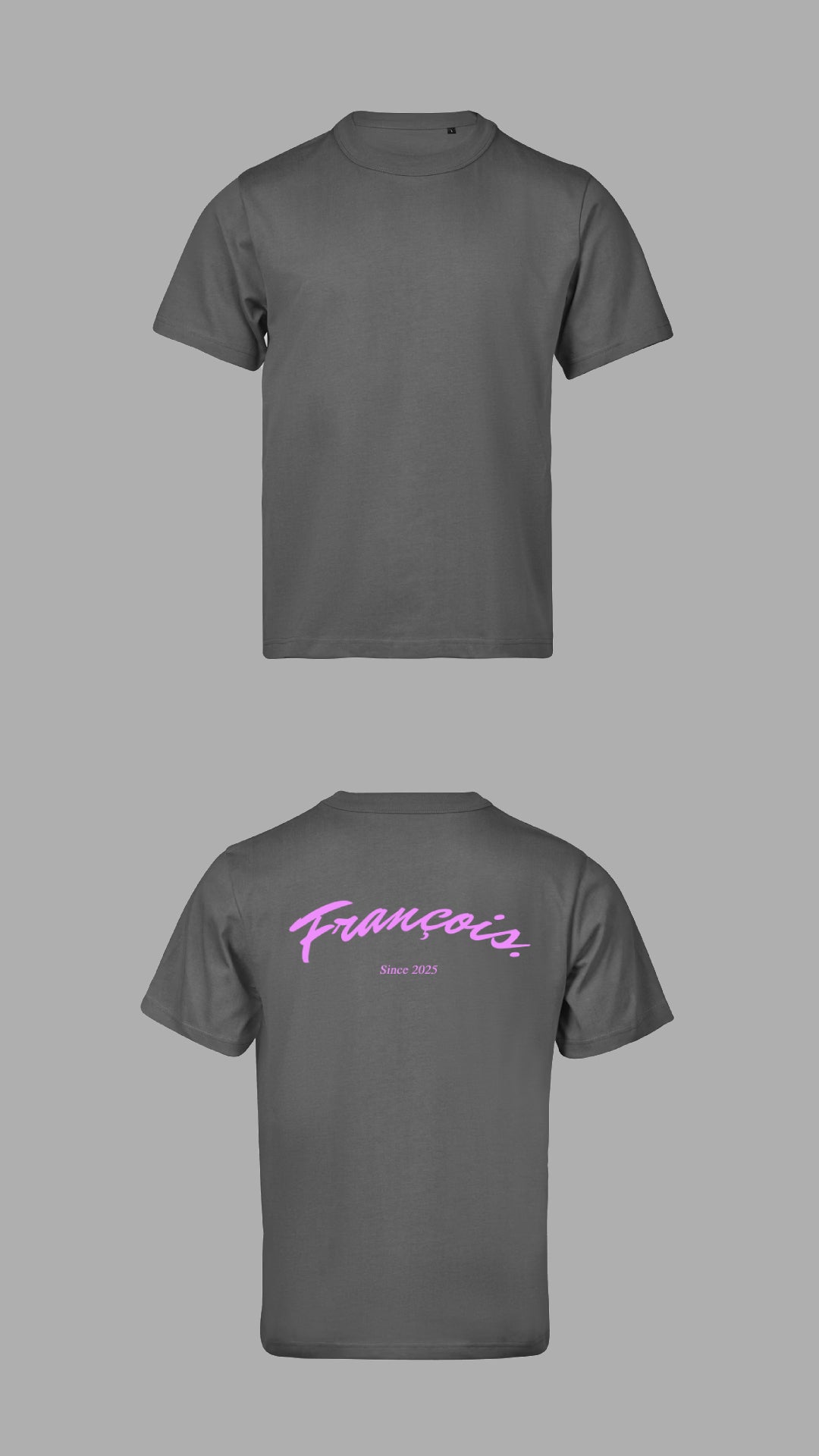 The François T-Shirt - Powder Grey