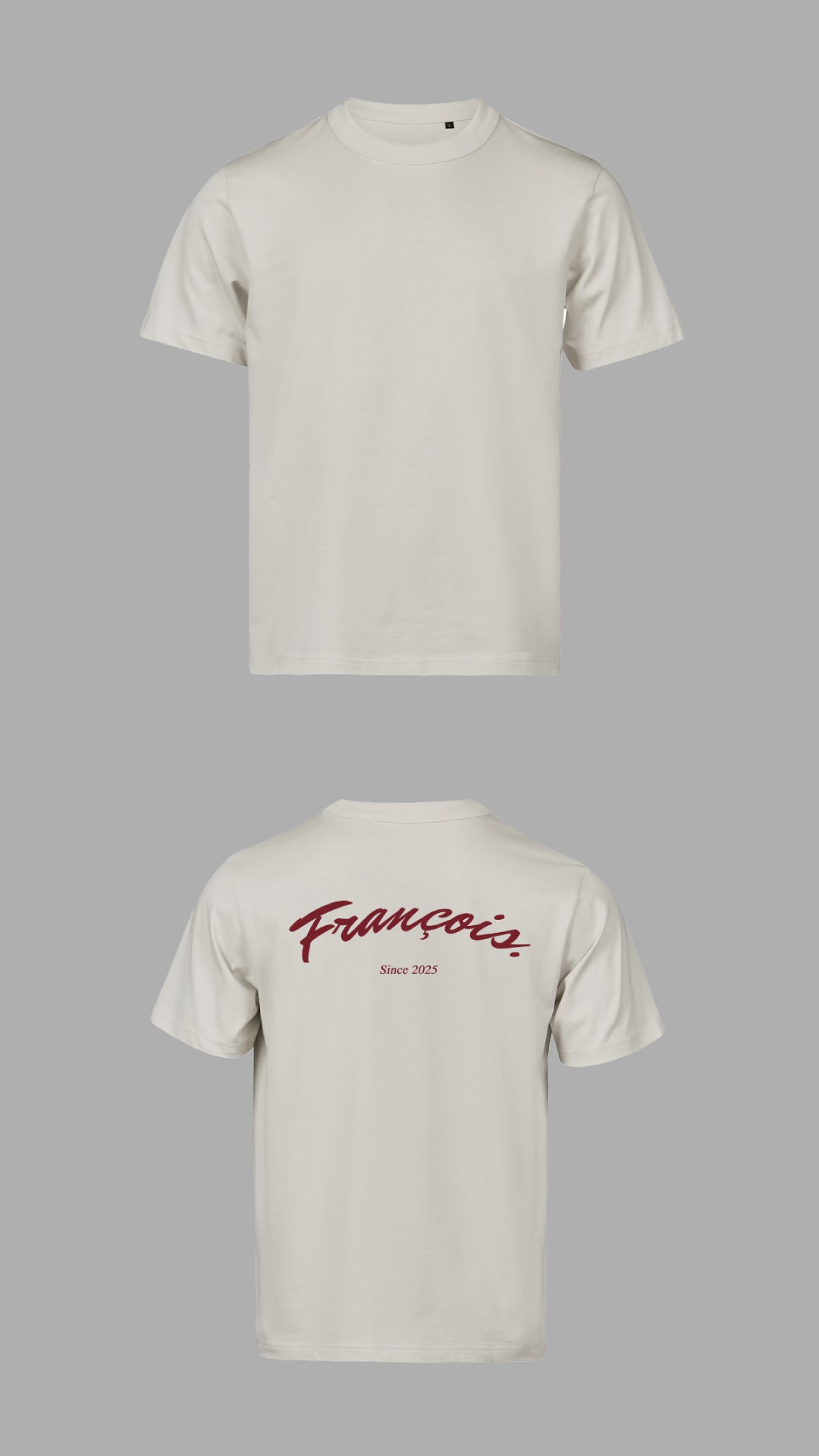 The François T-Shirt - Cement